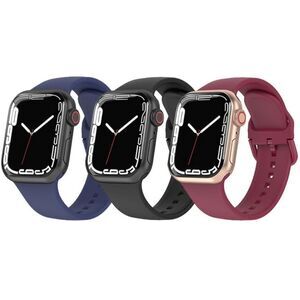 Apple Watch Band 3 Pk Bands 38,40,41 mm Sport Loop Smart Watch Strap Wristband S
